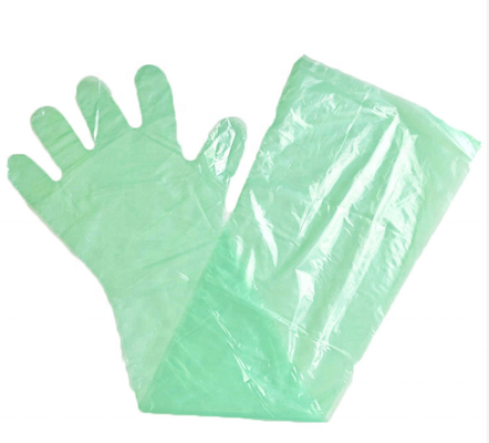 주문 제작된 버릴 수 있는 비닐 장갑, 수의학 글러브는 ＬＤＰＥ 물질적인 바랍니다