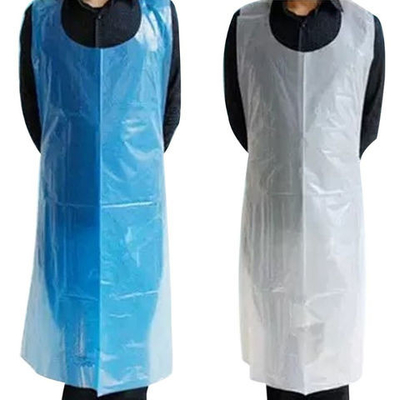 식품 가공을 위해 방수된 가벼운 HDPE 버릴 수 있는 앞치마